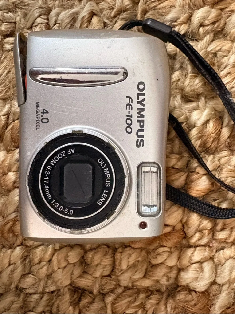 Olympus FE-100 Silver Compact Point-and-Shoot Camera